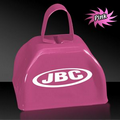 3" Pink Metal Cowbell